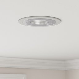 vidaXL Lampy wpuszczane  24 szt. Okrągły GU10 Srebrny 91 mm
