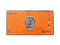 SmartWatch X10 PRO METALOWY Menu PL Rozmowy NFC 1.55" HD AMOLED Android iOS