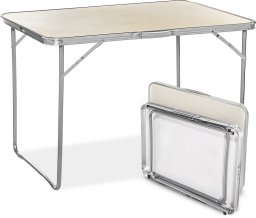 Stół składany turystyczny ogrodowy na biwak grill 80x60cm Heckermann 8912