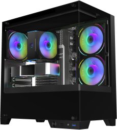 GLASS Q1 RGB Ryzen 7 5700X RTX 4060 32GB SSD 1TB WIFI W11 DLSS 3