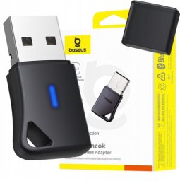 Baseus BA04+ Adapter USB Nadajnik Odbiornik Bluetooth 5.4 do komputera Dongle 20M