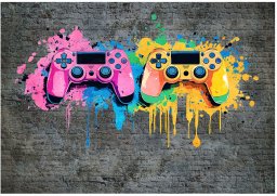 Fototapeta Dla Chłopca Pad Gaming Graffiti Dzieci Tapeta Flizelina 250X175