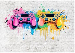Fototapeta Dla Dzieci Chłopca Pad Gaming Graffiti Tapeta Flizelina 350X250