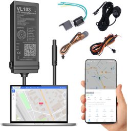 Lokalizator GPS 4G/2G, do auta, motocyklu (VL103M) + Karta telemetryczna + Serwis Tracksolid Pro na 10 lat