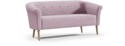 Sofello Sofa ESPERO styl skandynawski 3 osobowa welur z guzikami manila 09