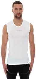  Brubeck Koszulka męska base layer bez rękawów biała r. S (SL10100)