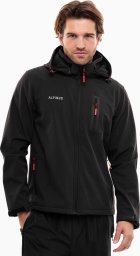 Kurtka męska Softshell Alpinus Stenshuvud czarna BR43371 3XL
