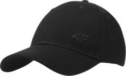 Czapka z daszkiem 4F U367 czarna 4FWSS25ACABU367 20S XS/S