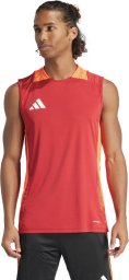 Koszulka męska adidas Tiro 24 Competition Training Sleeveless Jersey czerwona IR5474 2XL
