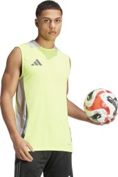 Koszulka męska adidas Tiro 24 Competition Training Sleeveless Jersey limonkowa IR5478 XL