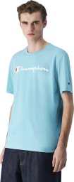 Koszulka męska Champion SS Tee błękitna 220256 BS184 XL