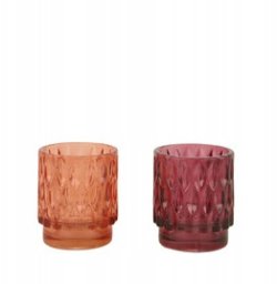 Świecznik szklany na tealight