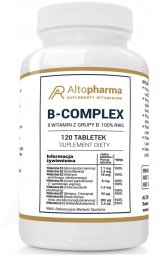 ALTOPHARMA_Witamina B Complex 8 witamin suplement diety 120 tabletek