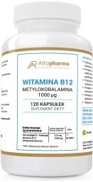 ALTOPHARMA_Witamina B12 Metylokobalamina 1000 mcg suplement diety 120 kapsułek