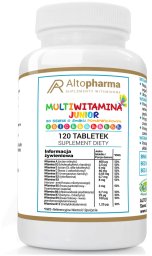 ALTOPHARMA_Multiwitamina Junior dla dzieci do ssania suplement diety 120 tabletek