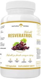NATURAL HERBS_Resveratrol suplement diety 120 kapsułek