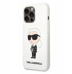 Karl Lagerfeld Liquid Silicone Ikonik Nft Case For Iphone 13 Pro Białe
