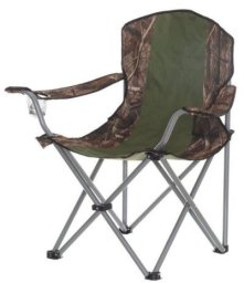 Atom Krzesło kempingowe z uchwytami na napoje