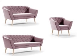 Zestaw Skandynawski , komplet wypoczynkowy GLORIA 3+2+1  riviera 62