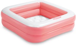 Dmuchany basenik dla dzieci 86x86x25 cm INTEX 57100 pastelowo różowy