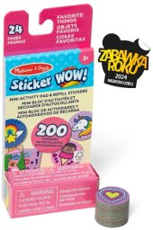 Sticker Wow - wkład + mini książeczka - Jednorożec