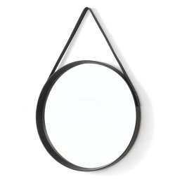 Lustro dekoracyjne wiszące, Ø 53 cm