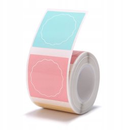 T-pack .NIIMBOT Etykiety Naklejki Okrągłe 34mm KOLOROWE Seria B 200szt B21/B1/B3S