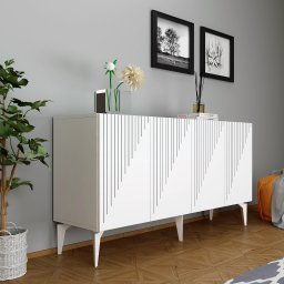 Stalas-konsolė Hanah Home Draw, baltas
