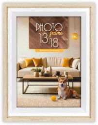 Ramka ZEP Bologna cream 13x18 Drewno Ramka na zdjęcia BG657C