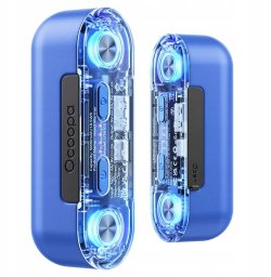 Ocoopa UT2s GamerPro, 2x 5000 mAh, do 2*8h, powerbank 18 W, LED, niebieski