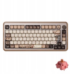 Akko MU02 Mountain Seclusion Gaming Tastatur, RGB, 75% - Akko Rosewood-Switches, ISO