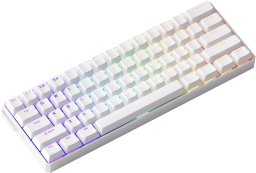 AKKO MonsGeek FUN60 Ultra Wireless Gaming-Tastatur, RGB, Glare Magnetic Switch – weiß, TMR, ANSI (US)