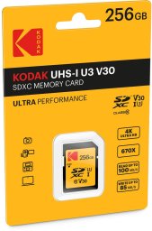 Kodak SD 256GB UHS-I U3 V30 Ultra