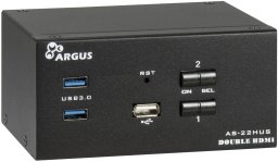 Inter-Tech IPC KVM Switch AC-22HUS HDMI, 4K@60Hz