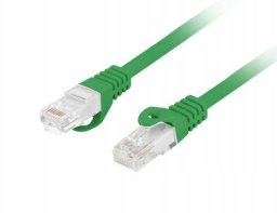 Patchcord Lanberg UTP kat.6 15m LSZH CU fluke passed zielony