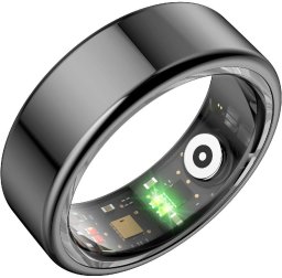 Smart Ring Powerton czarny, zmierz stres, bicie serca, monitor. snu, roz .12, Powerton