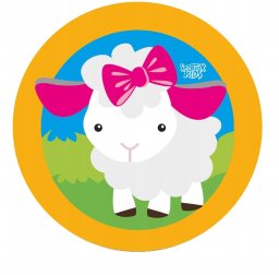 Piłka PVC 230mm Owieczka Sportox Kids 133718