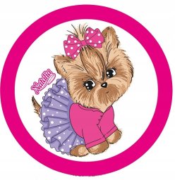 Piłka PVC 230mm Piesek Sportox Kids 133701