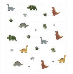 SIPO-WS63051 NAKLEJKI NA ŚCIANĘ MINI      DINOZAURY