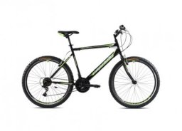Kalnų dviratis Capriolo MTB Passion M, 26", juodas/žalias