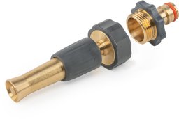 Bradas DYSZA REGULOWANA MOSIĘŻNA GW 3/4" Z PRZYŁĄCZEM NA KRAN GZ 3/4" 10cm BRASS SOFT