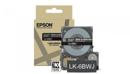 EPSON Matte Tape Black/White 24mm 8m LK-6BWJ