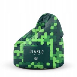 Diablo Chairs Pufa dla dziecka Diablo Chairs, zielona Craft Edition