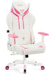 Fotel Diablo Chairs X-Ray 2.0 Small Size biało-różowy