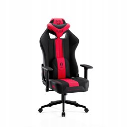 Materiałowy Fotel Diablo X-Player 2.0 Small: Karmazynowo-antracytowy