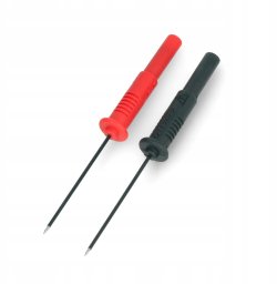 Voltcraft Zestaw zabezpieczonych końcówek pomiarowych Złącze żeńskie 4 mm CAT II 300 V czarny, czerwony VOLTCRAFT MSS-102