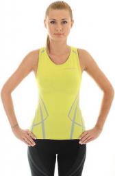 Brubeck Bezrękawnik damski FITNESS z wąskim ramiączkiem r.XL żółty (TA10150)