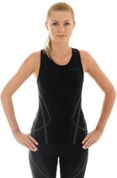 Brubeck Bezrękawnik damski FITNESS z wąskim ramiączkiem r.XL czarny (TA10150)