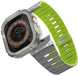 Pasek+etui Skinarma Gemini do Apple      Watch 49mm niteglow