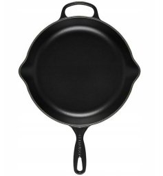 Le Creuset Brat- und Servierpfanne Gusseisen Schwarz 23 cm